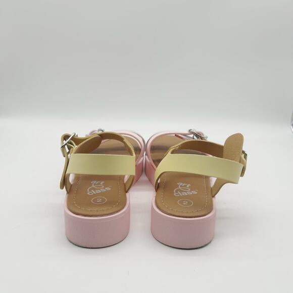 Target art class Kid's Meghan Buckle Platform Sandals Size 2 - Picture 8 of 9